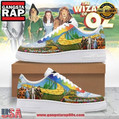 Wizard Of Oz There's No Place Like Home Air Force 1 Running Sneakers Shoes