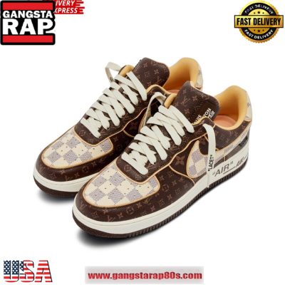 Louis Vuitton Air Force 1 Sneakers Shoes ?Brown Monogram?