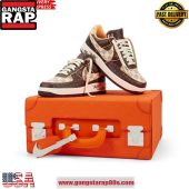 X Louis Vuitton Air Force 1 Sneakers Shoes Brown Monogram5021.jpg - demo10