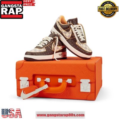 Louis Vuitton Air Force 1 Sneakers Shoes ?Brown Monogram?