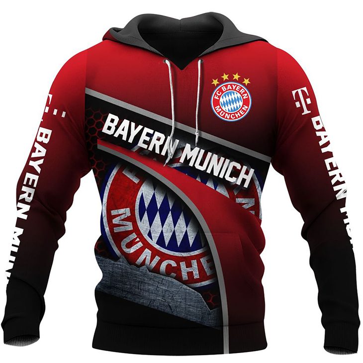 Bayern Munich Dark Red Limited Pullover Hoodie Bayern Munich Dark Red Limited Pullover Hoodie