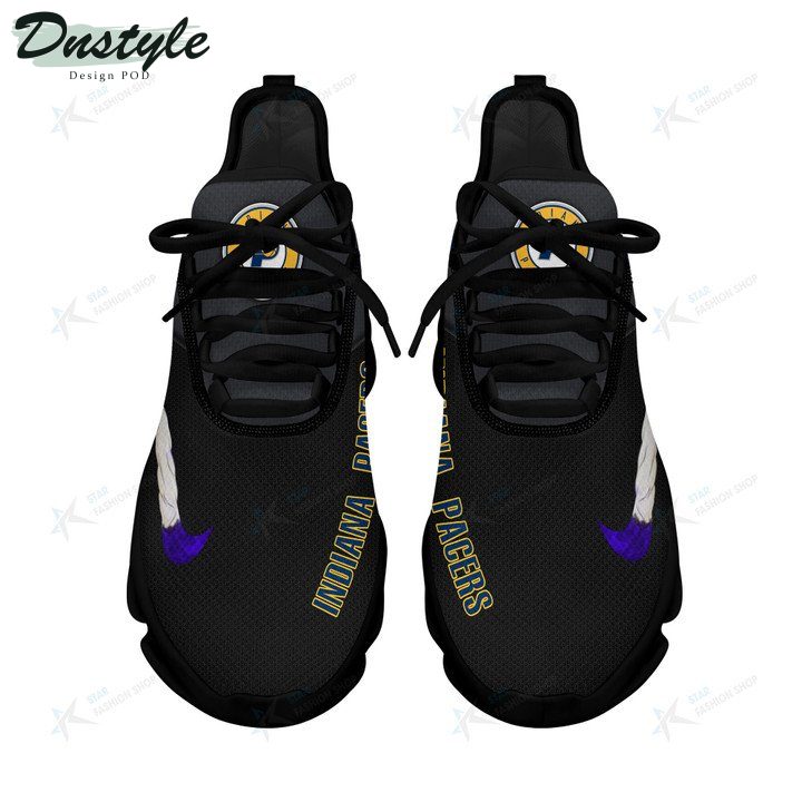 NBA Indiana Pacers Black Blue Max Soul Shoes NBA Indiana Pacers Black Blue Max Soul Shoes