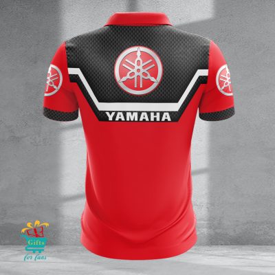 Yamaha Custom Name New Design Zipper Polo Shirt