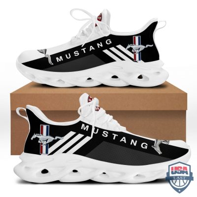 Ford Mustang Black White Max Soul Shoes