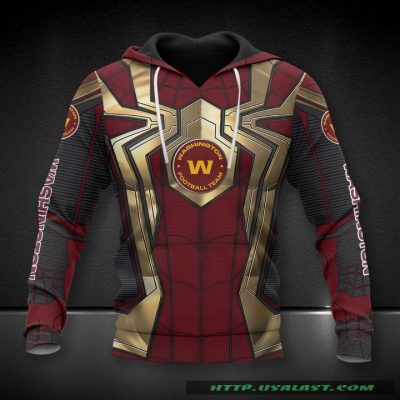 NFL Washington Commanders Spider Man Edition Pullover Hoodie