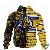 Zovgfhuj T160222 151xxxlos Angeles Rams Skull Custom Name And Number 3d Hoodie T Shirt.jpg - demo10