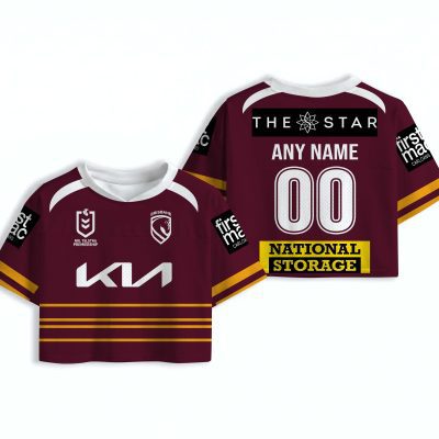 Penrith Panthers NRL AOP Mesh Football Crop Top 2026 Jersey  Personalized name and number