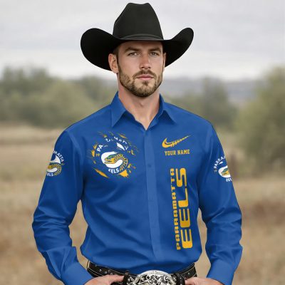 NRL Men New Style Button-up Shirt Custom Any Name Gifts 07