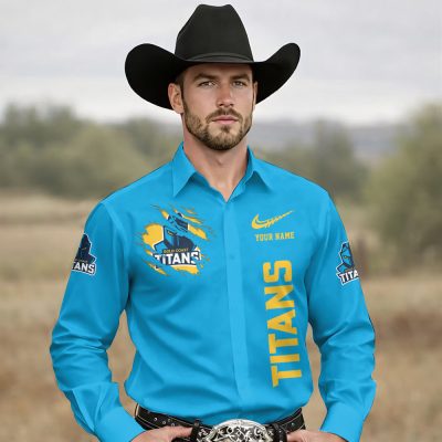 NRL Men New Style Button-up Shirt Custom Any Name Gifts 16