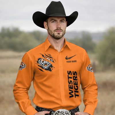 NRL Men New Style Button-up Shirt Custom Any Name Gifts 15