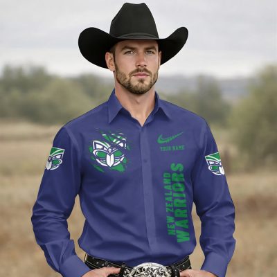 NRL Men New Style Button-up Shirt Custom Any Name Gifts 17