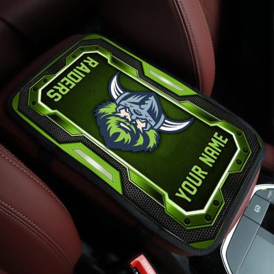 NRL Car Armrest Pad Custom Name Gifts For Fans - Limited Edition