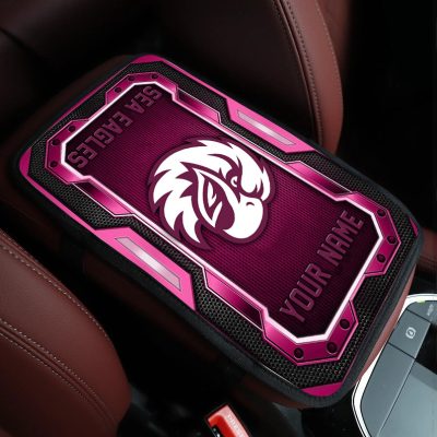 NRL Car Armrest Pad Custom Name Gifts For Fans - Limited Edition