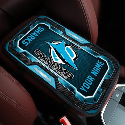 NRL Car Armrest Pad Custom Name Gifts For Fans - Limited Edition