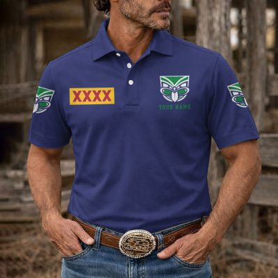 NRL Mix XXXX Gold Beer Men Polo Shirt Custom Any Name Gifts 17