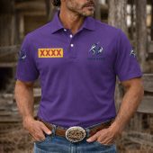 NRL Mix XXXX Gold Beer Men Polo Shirt Custom Any Name Gifts 14