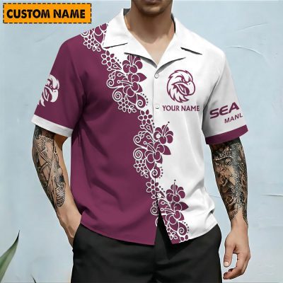 NRL Hawaiian Shirt Custom Name Gifts For Fans - Limited Edition