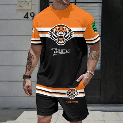 NRL T-shirt And Shorts Set Custom Name Gifts For Fans - Limited Editio