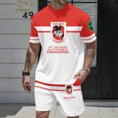 NRL T-shirt And Shorts Set Custom Name Gifts For Fans - Limited Editio