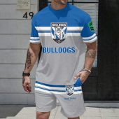 NRL T-shirt And Shorts Set Custom Name Gifts For Fans - Limited Editio