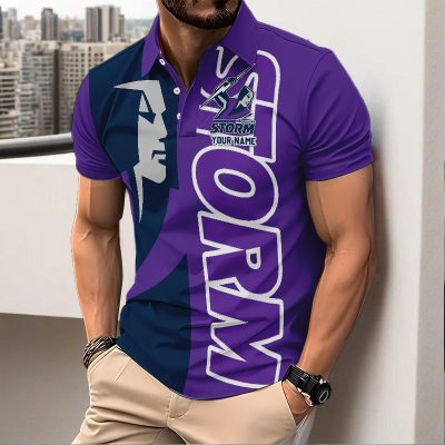 NRL Men Polo Shirt New Style Personalized Name Gifts 08