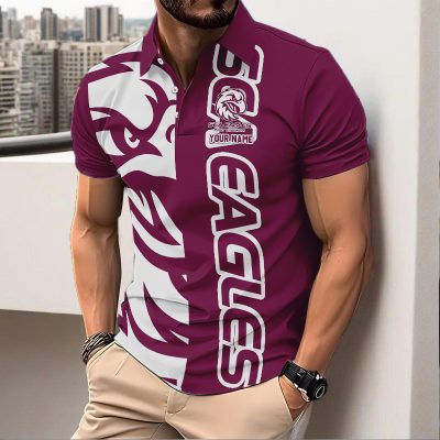 NRL Men Polo Shirt New Style Personalized Name Gifts 07
