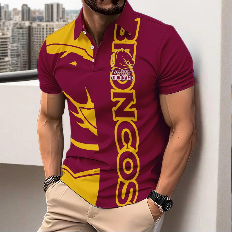 NRL Men Polo Shirt New Style Personalized Name Gifts 01 NRL Men Polo Shirt New Style Personalized Name Gifts 01