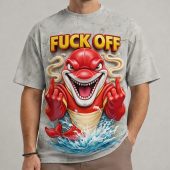 NRL Funny Mascot Hand Sign Fuckoff Tshirt Gifts 11