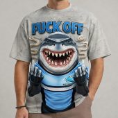 NRL Funny Mascot Hand Sign Fuckoff Tshirt Gifts 07