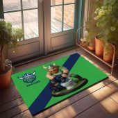 NRL Funny Mascot Doormat | Choose Your Team You Hate| Custom Any Name