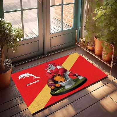 NRL Funny Mascot Doormat | Choose Your Team You Hate| Custom Any Name