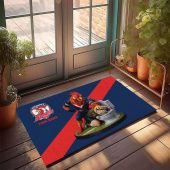 NRL Funny Mascot Doormat | Choose Your Team You Hate| Custom Any Name