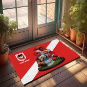 NRL Funny Mascot Doormat | Choose Your Team You Hate| Custom Any Name