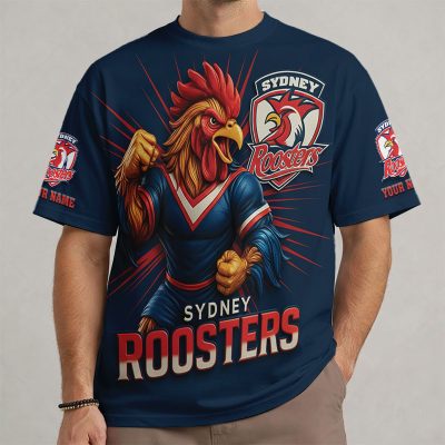 NRL New Mascot Tshirt Custom Any Name 16