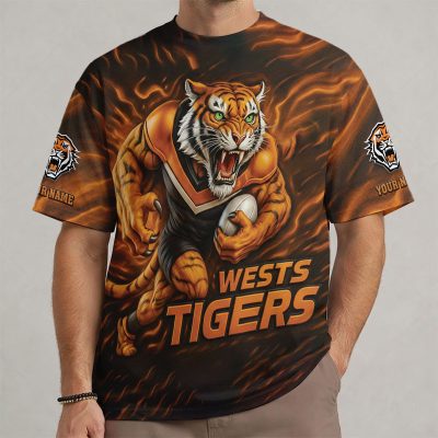NRL New Mascot Tshirt Custom Any Name 17