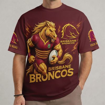 NRL New Mascot Tshirt Custom Any Name 01