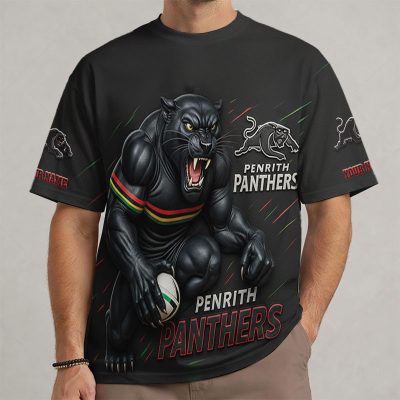 NRL New Mascot Tshirt Custom Any Name 12