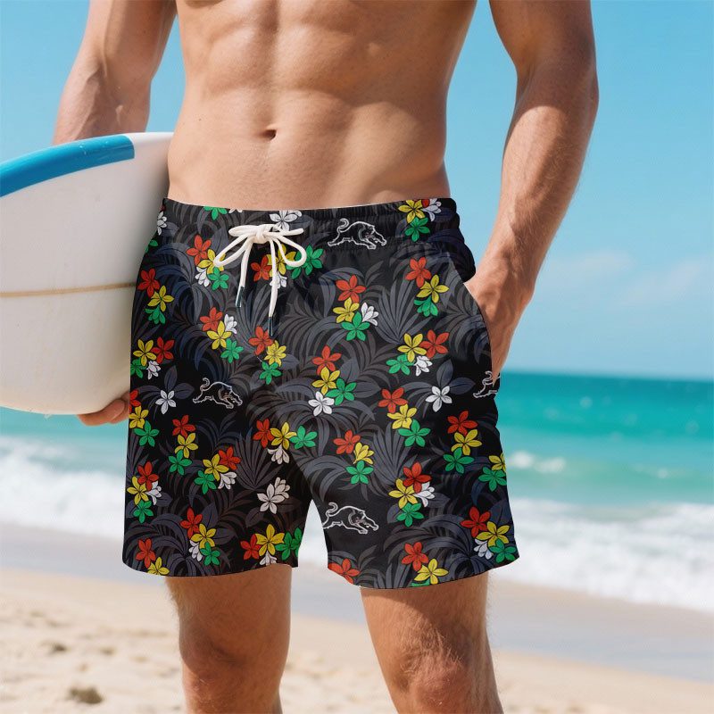 NRL New Flowers Men Short Pants For Fan Gifts 09 NRL New Flowers Men Short Pants For Fan Gifts 09