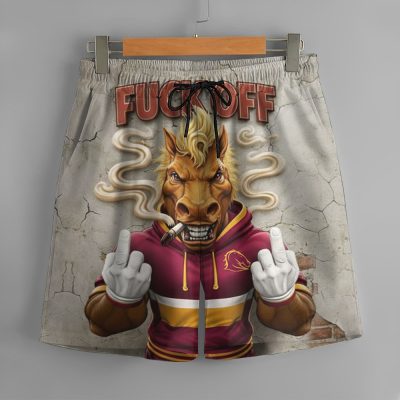 NRL Foff Hand Sign Funny Mascot Short Pant Gifts 01