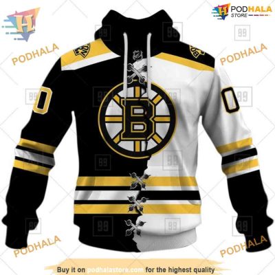 2023 Customized NHL Jersey Boston Bruins Hoodie 3D, Personalized Merch