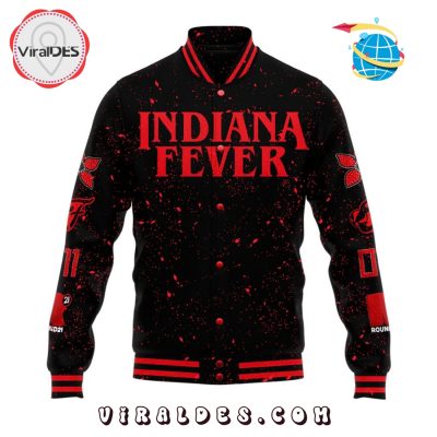 2025 Indiana Fever Stranger Things Baseball Jacket