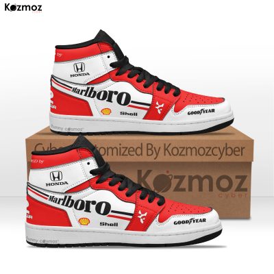 McLaren Alain Prost Custom Shoes McLaren Honda MP4-5 Livery 1989 Racing Shoes
