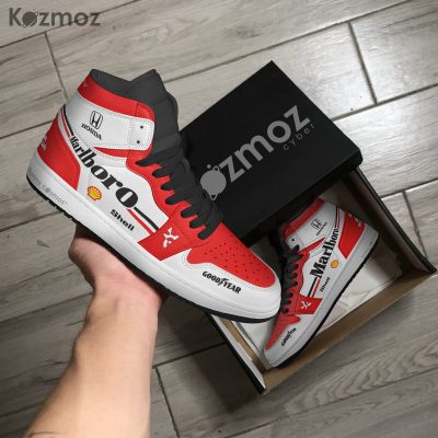 McLaren Alain Prost Custom Shoes McLaren Honda MP4-5 Livery 1989 Racing Shoes