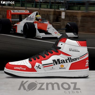 McLaren Ayrton Senna Custom Shoes McLaren Honda MP4-5 Livery 1990 Racing Shoes