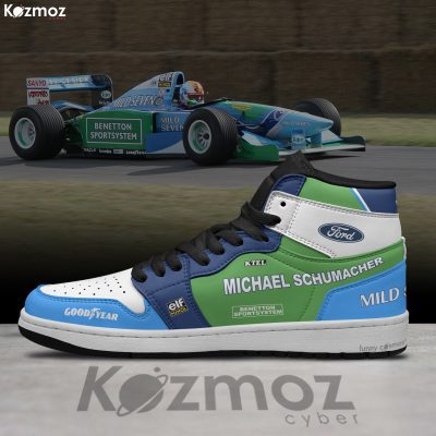 Benetton Michael Schumacher Custom Shoes B194 Livery 1994 Racing Shoes