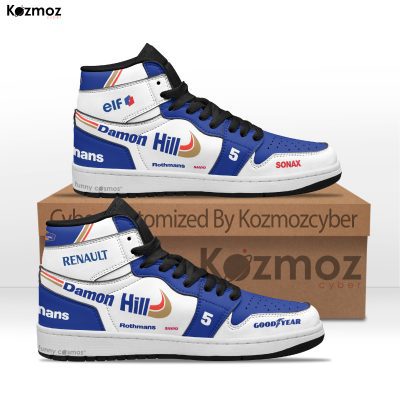 Williams Damon Hill Custom Shoes FW18 Livery 1996 Racing Shoes