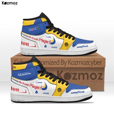 Williams Nelson Piquet Custom Shoes FW11B Livery 1987 Racing Shoes