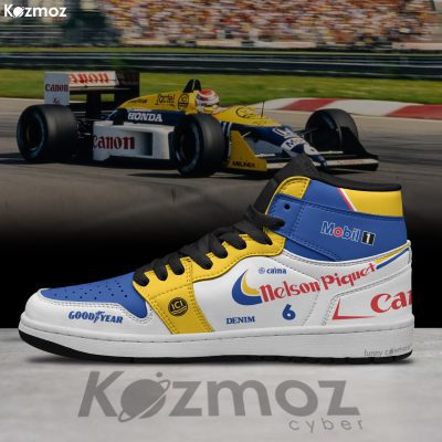 Williams Nelson Piquet Custom Shoes FW11B Livery 1987 Racing Shoes
