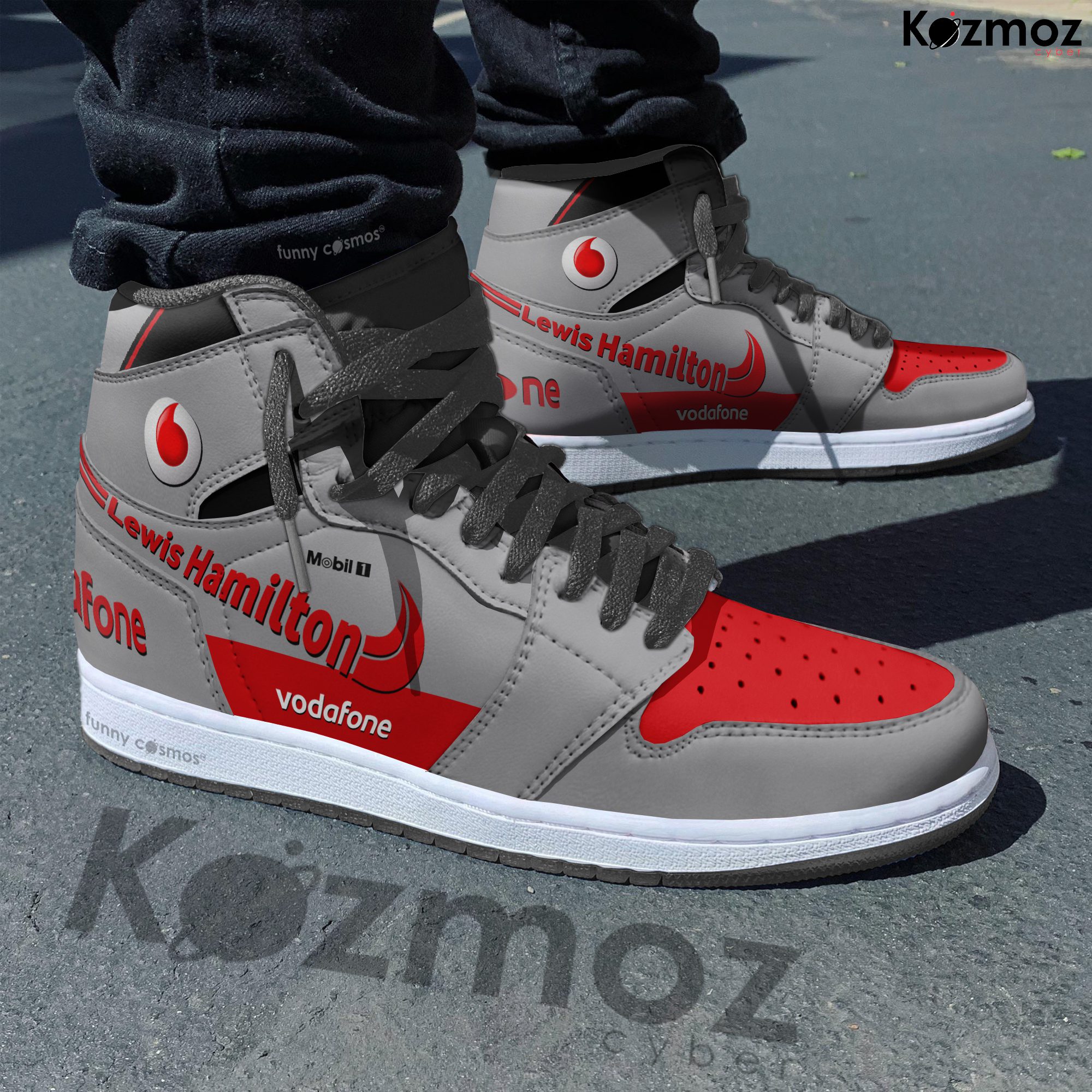 McLaren Lewis Hamilton Custom Shoes Livery 2008 Livery MP4-23 Racing Shoes McLaren Lewis Hamilton Custom Shoes Livery 2008 Livery MP4-23 Racing Shoes