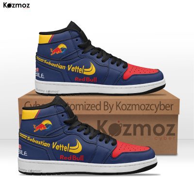 Red Bull Sebastian Vettel Custom Shoes RBR20 Livery 2024 Racing Shoes